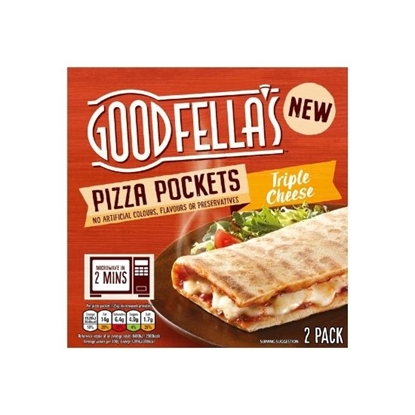 Picture of GOODFELLAS  PIZZA POCKET TRIPLE CHEESE
